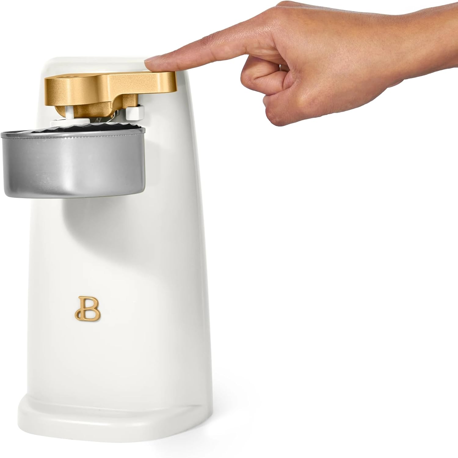 Smooth Electric Can Opener with Sharp Steel Blade for Kitchen Master