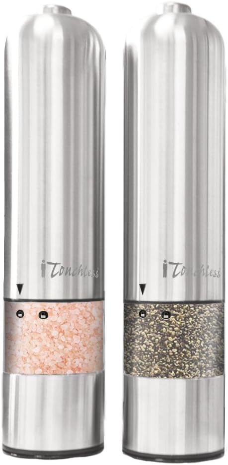 Strong Salt and Pepper Compact Design Stainless Steel