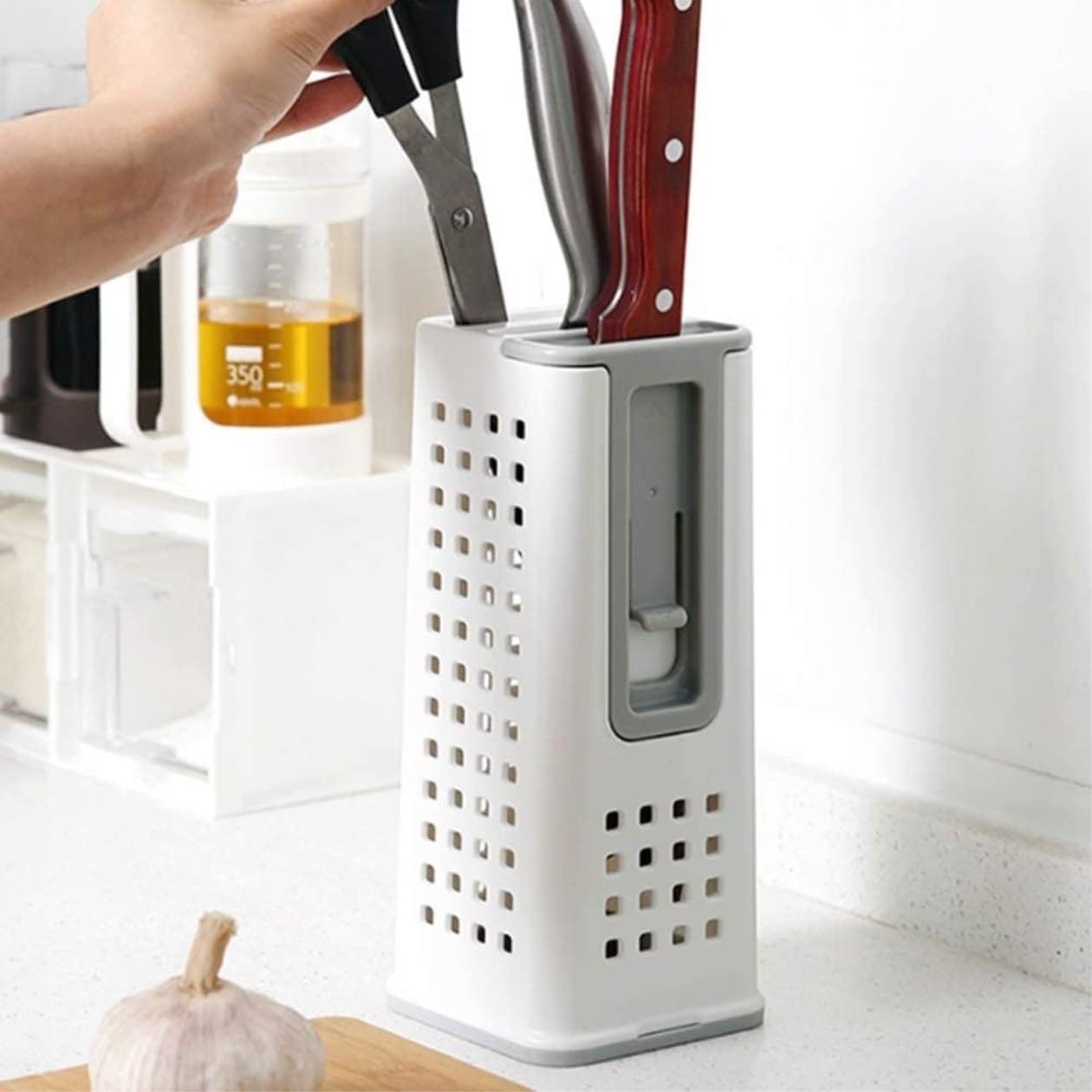 ZAEGO Kitchen Knife Holder Durable Smart Kitchen Storage Solution