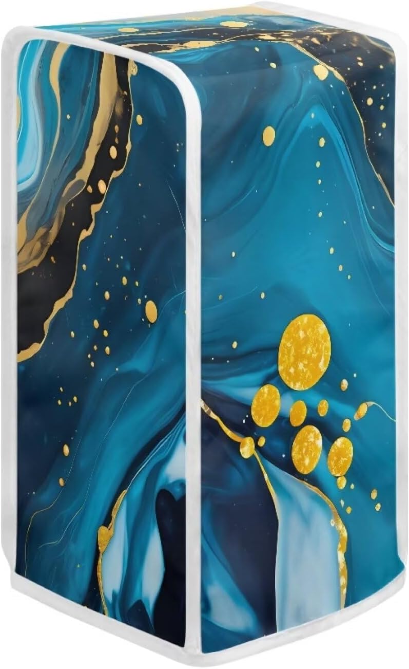 Oamsistay Blue Marble Print Dust Cover for Can Opener