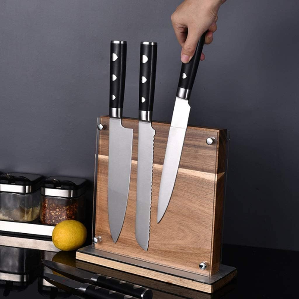 Premium Wooden Knife Holder