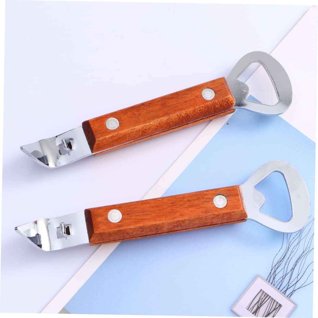 9-Piece Stainless Steel Bottle Can Opener Ergonomic Kitchen Essential