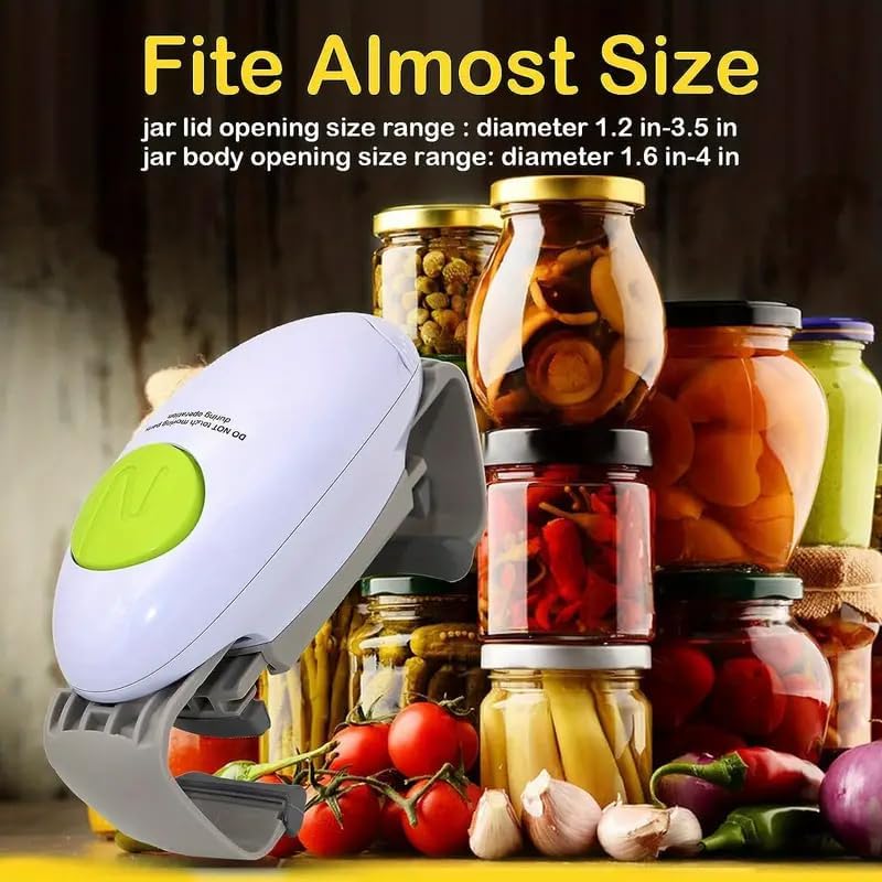 Electric Jar Opener For Seniors With arthritis Hands-Free Jar Opener