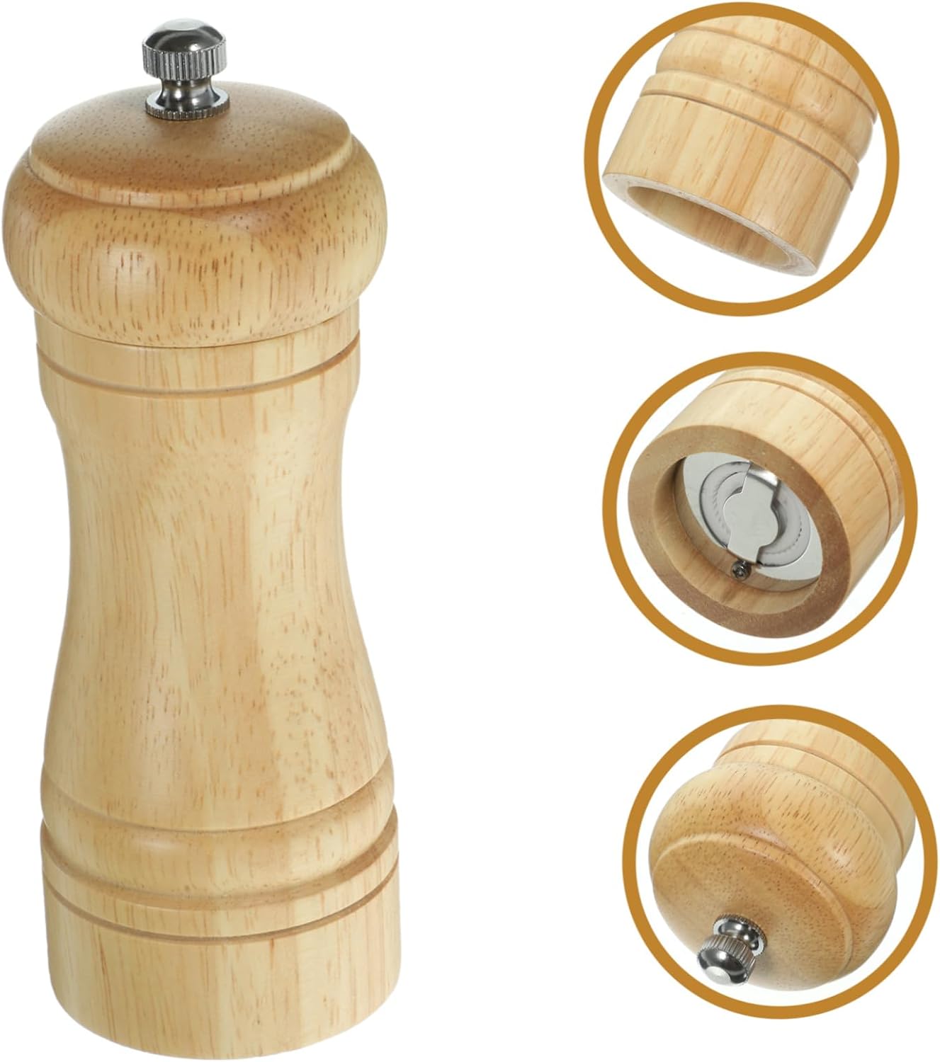 DECHOUS Manual Pepper Mill Set Ceramic Coffee and More