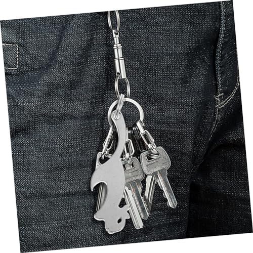 Beverage Bottle Opener with Creative Key Chain Design