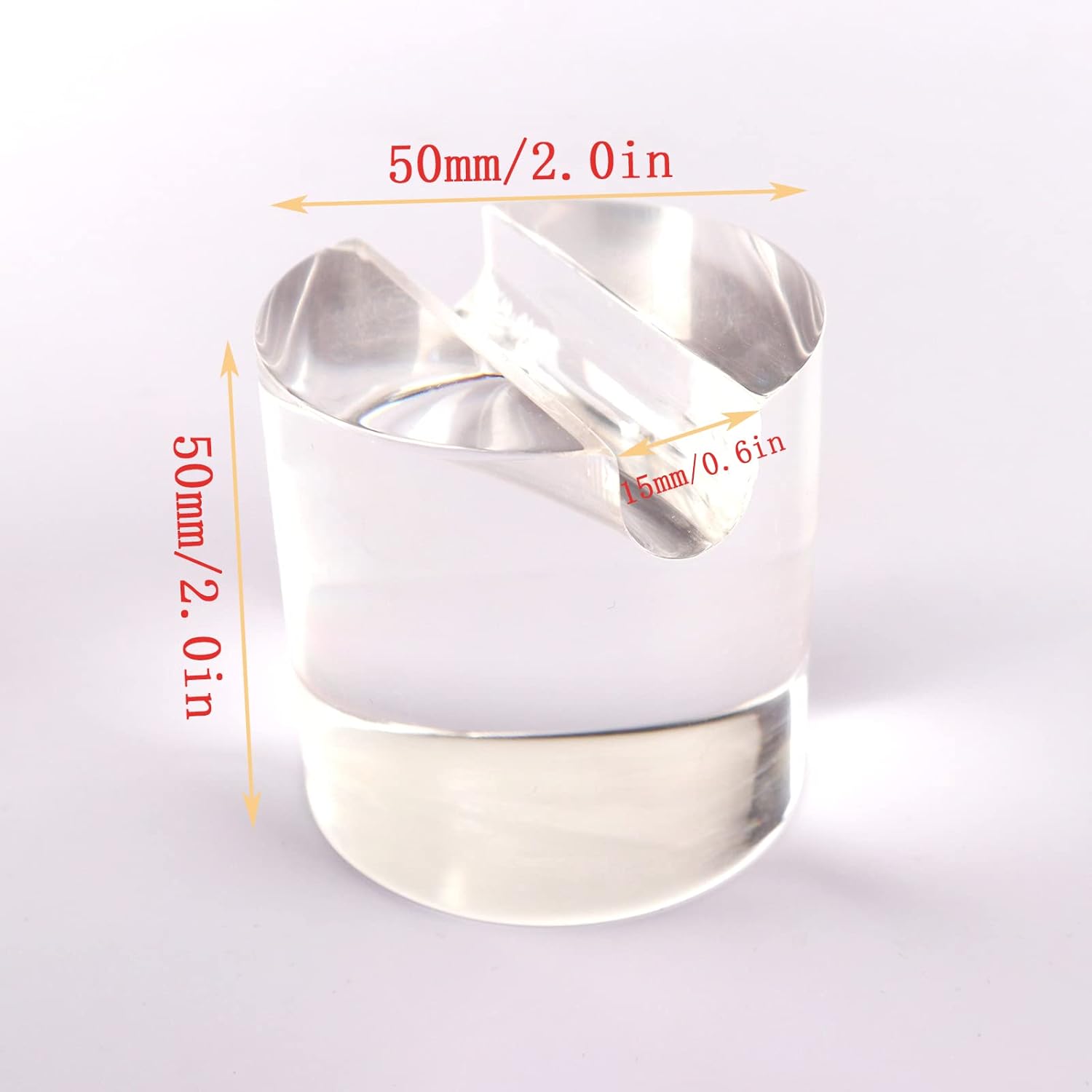 WLSANX Transparent Knife Display Rack