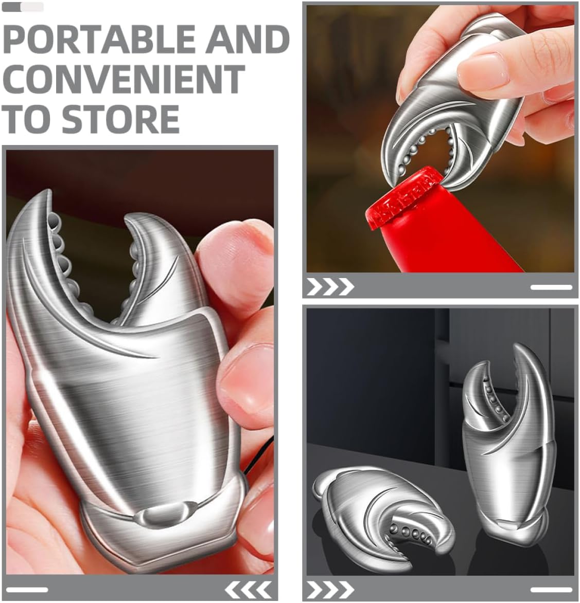 Stainless Steel Dual-Purpose Can and Bottle Opener