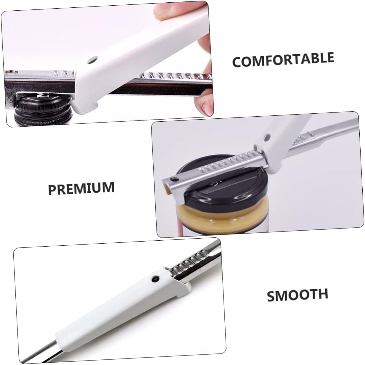 2-Piece Can Wine Opener Adjustable stainless steel Bin Opener Keychain