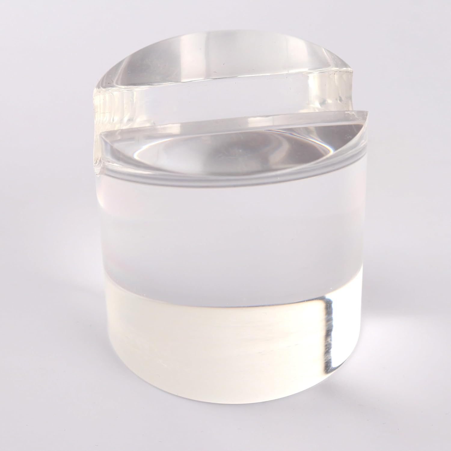 WLSANX Transparent Acrylic Knife Display Stand Fixed Single Pocket Holder - Durable Space-Saving