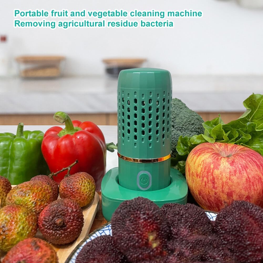 Fruit VegetableWirelessConvenientPortable Veggie Cleaner Device for Kitchen