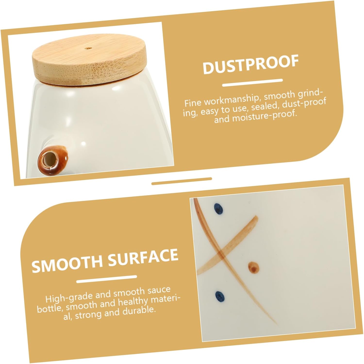 Alipis Ceramic Oil Dispenser for Soy Sauce