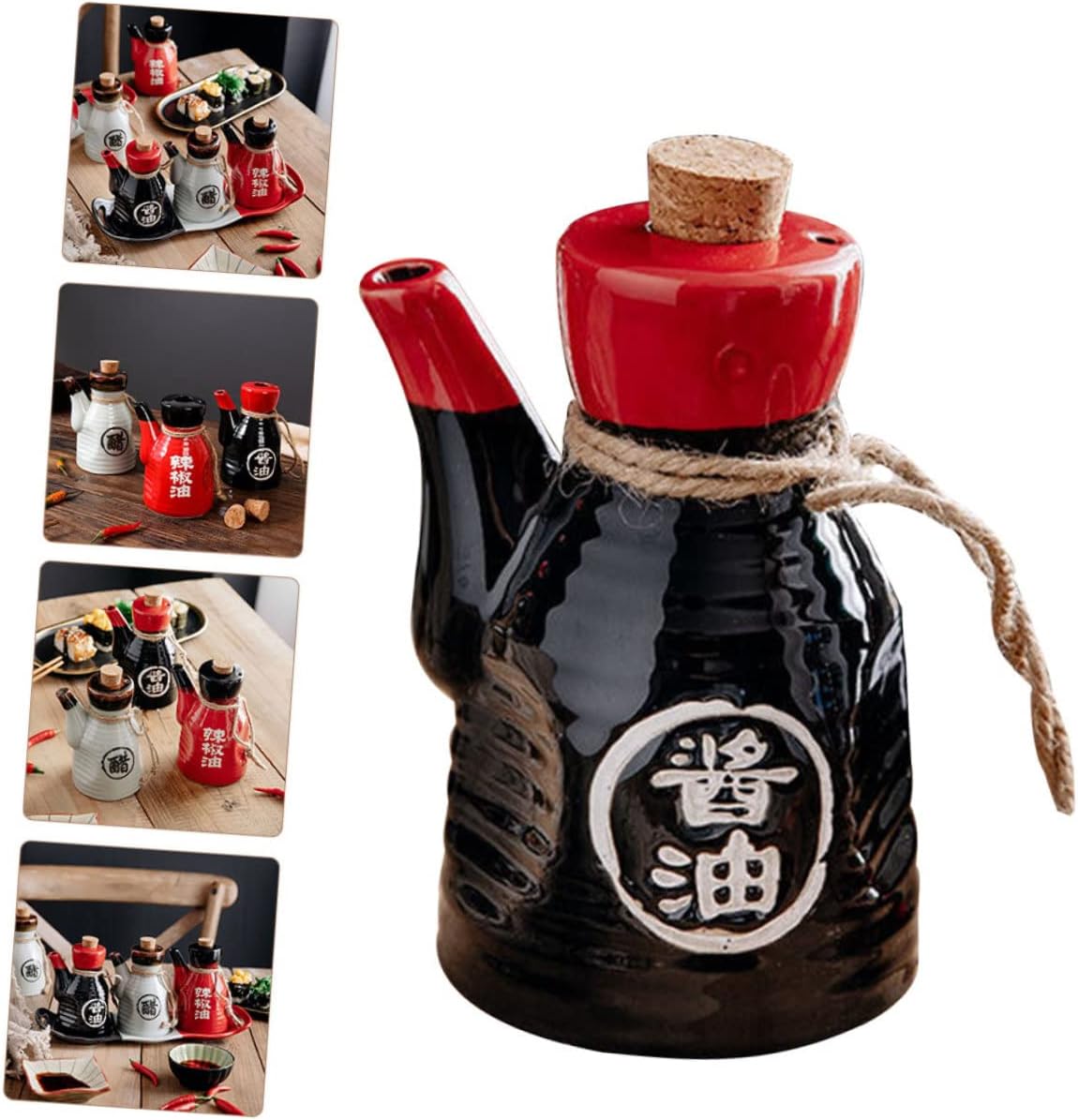 Japanese-Crafted Ceramic Oil Dispenser