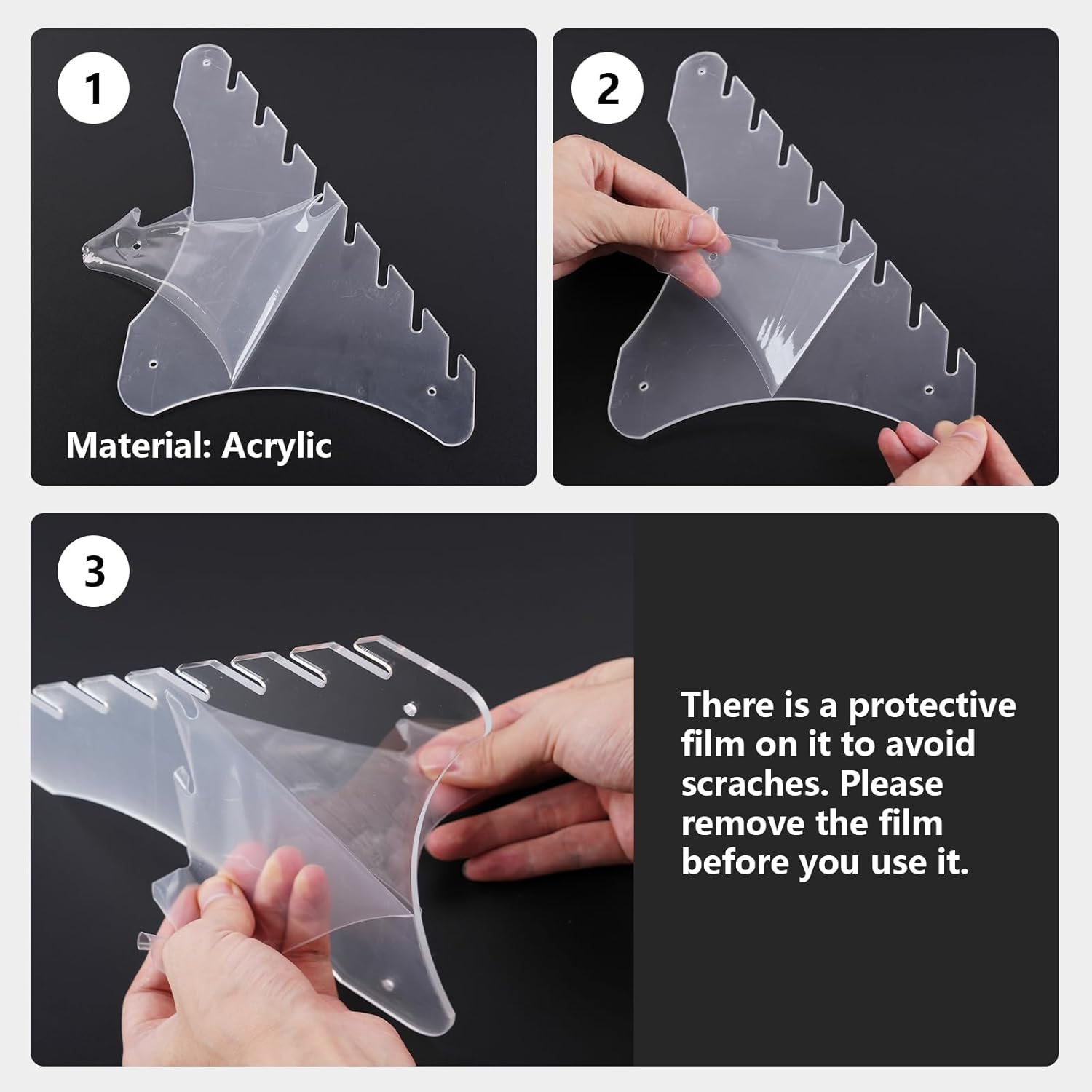 Biobasedon Acrylic Knife Display Stand