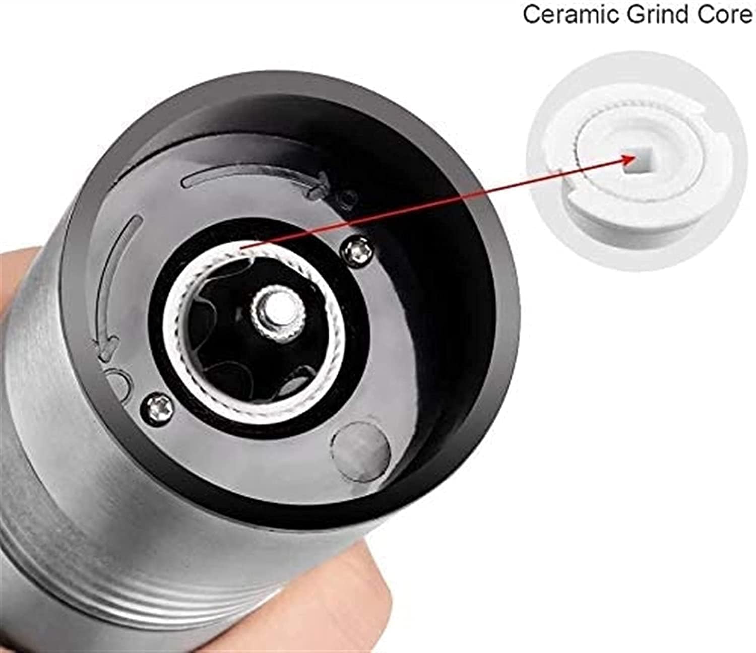 KAABETO Electric Salt Pepper Grinder Set for a Breeze