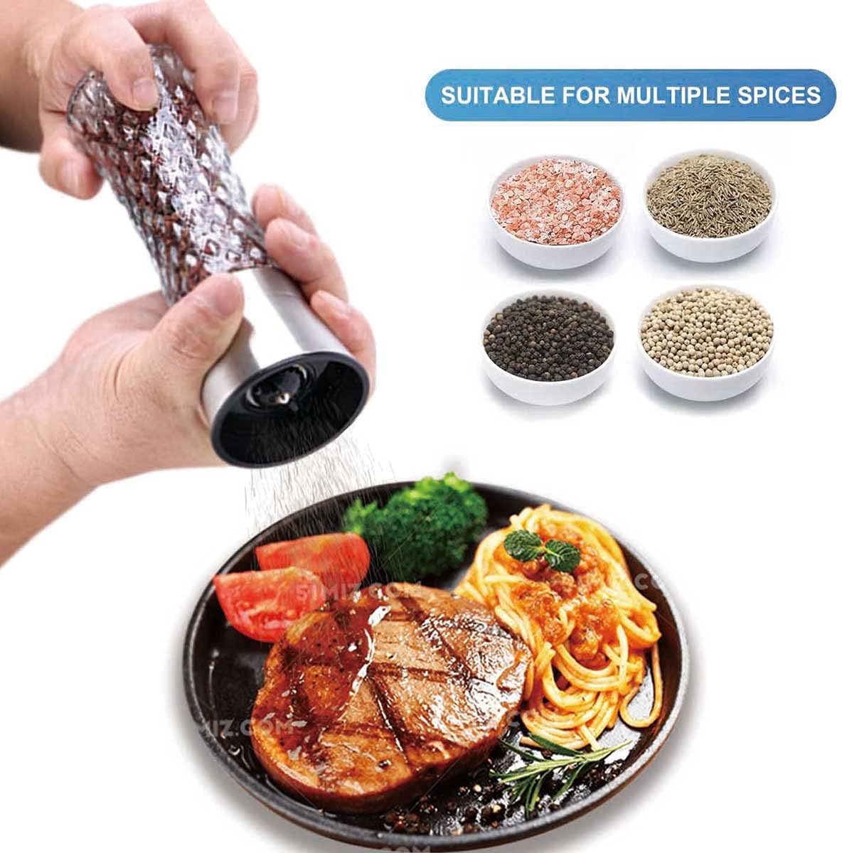 Stainless Steel Salt and Pepper Grinders