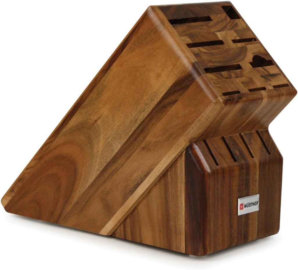 13-Slot WStHof Knife Block - Durable Classroom-Proof