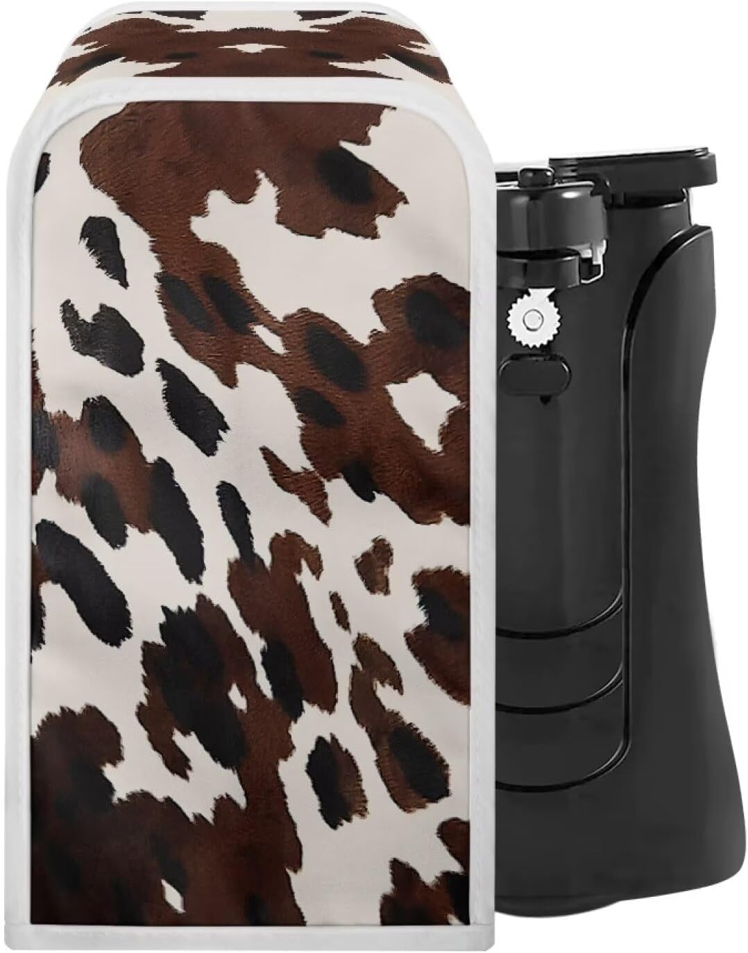 TODIYADDU Brown Cow Can Opener Cover with Dust Protection