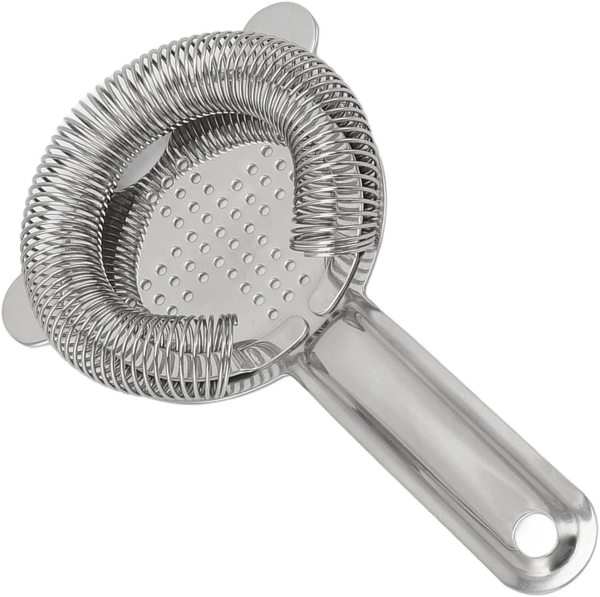 Premium 304 Stainless Steel Cocktail Strainer - Perfect for Home Restaurant Use