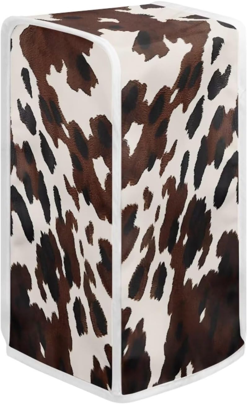 TODIYADDU Brown Cow Can Opener Cover with Dust Protection