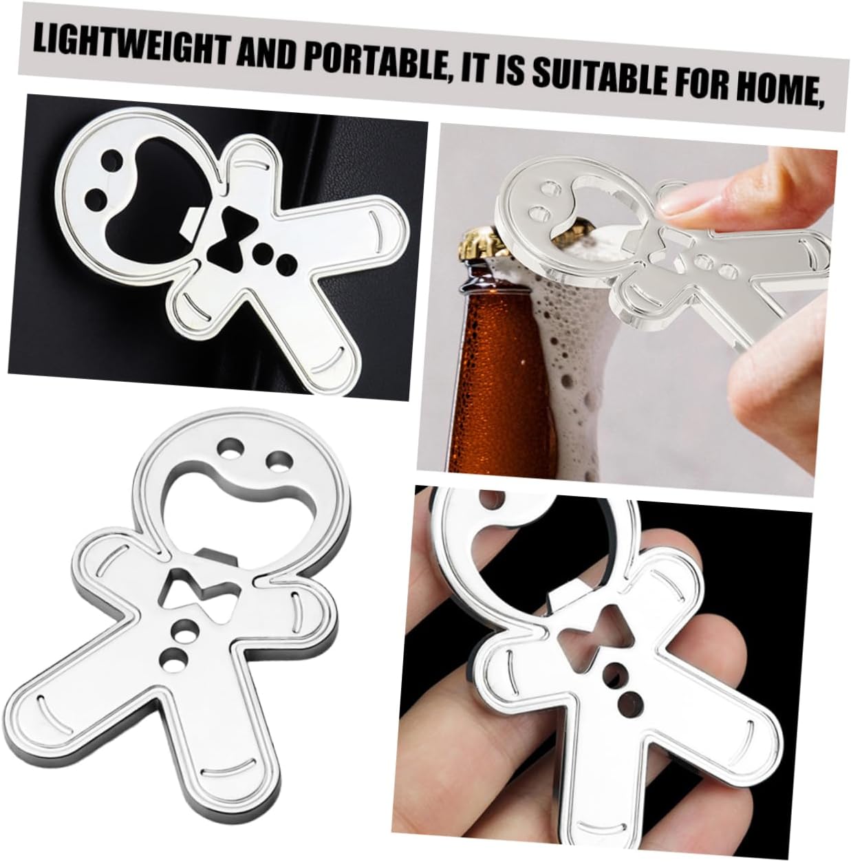 Zerodeko 4-Piece Bottle Opener Set