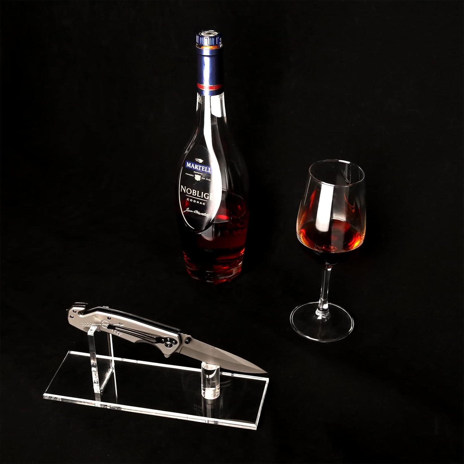 WANLIAN - Folding Pocket Knife Rack - Outdoor Survival Knives Holder with Acrylic Material