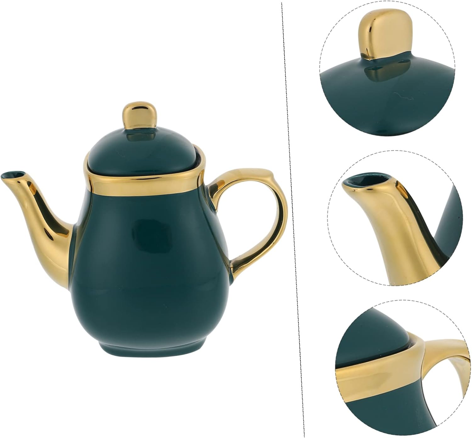 Garneck Unique Ceramic Oil Vinegar Condiment Bottles