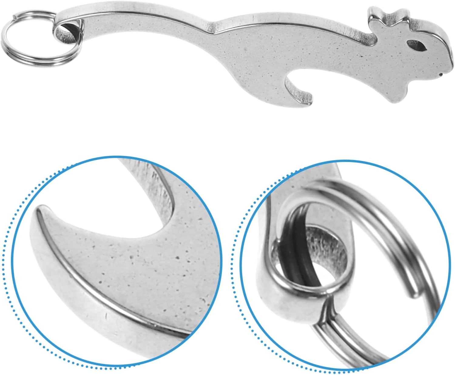 Beverage Bottle Opener with Creative Key Chain Design