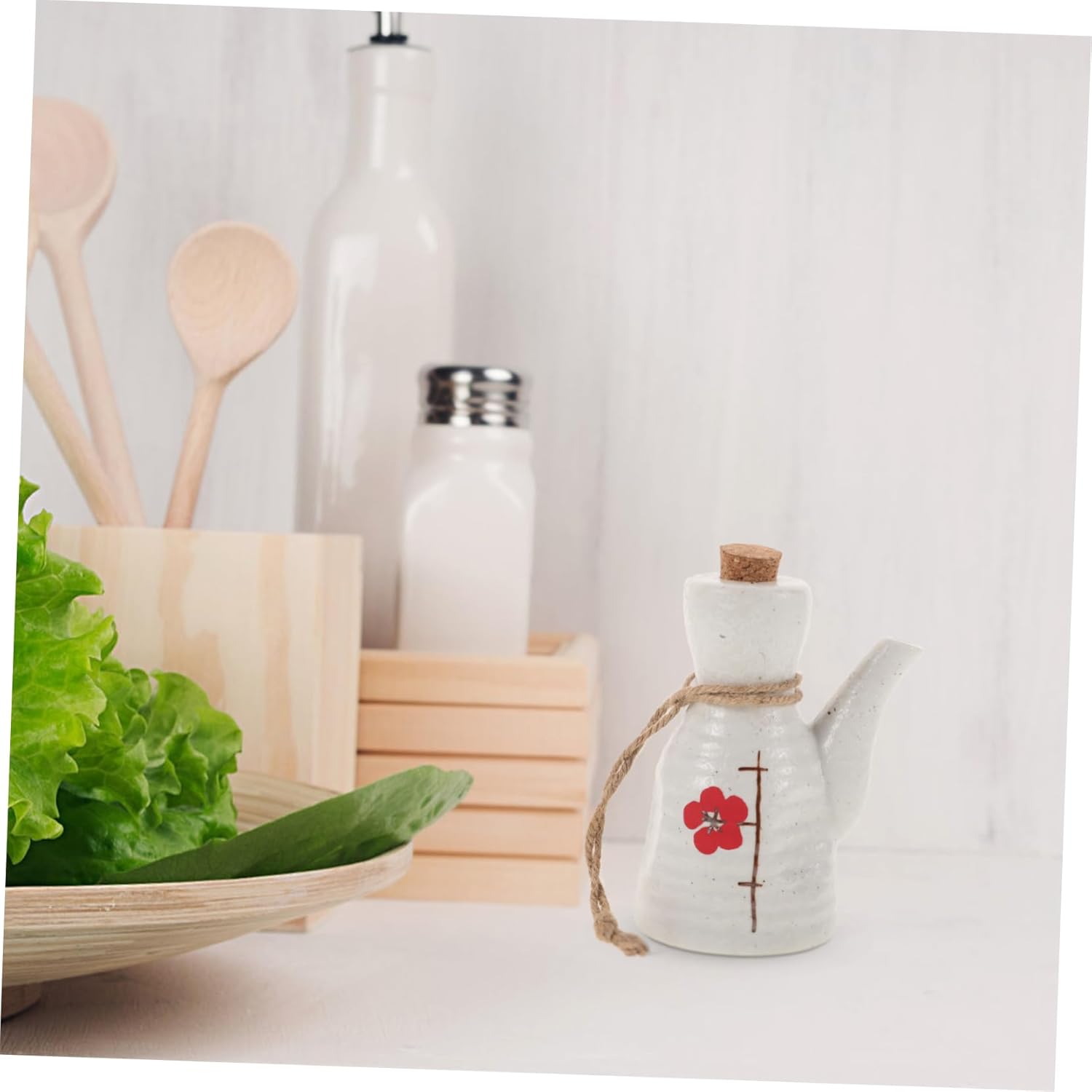 Sturdy Ceramic Oil Dispenser for Soy Sauce Vinegar