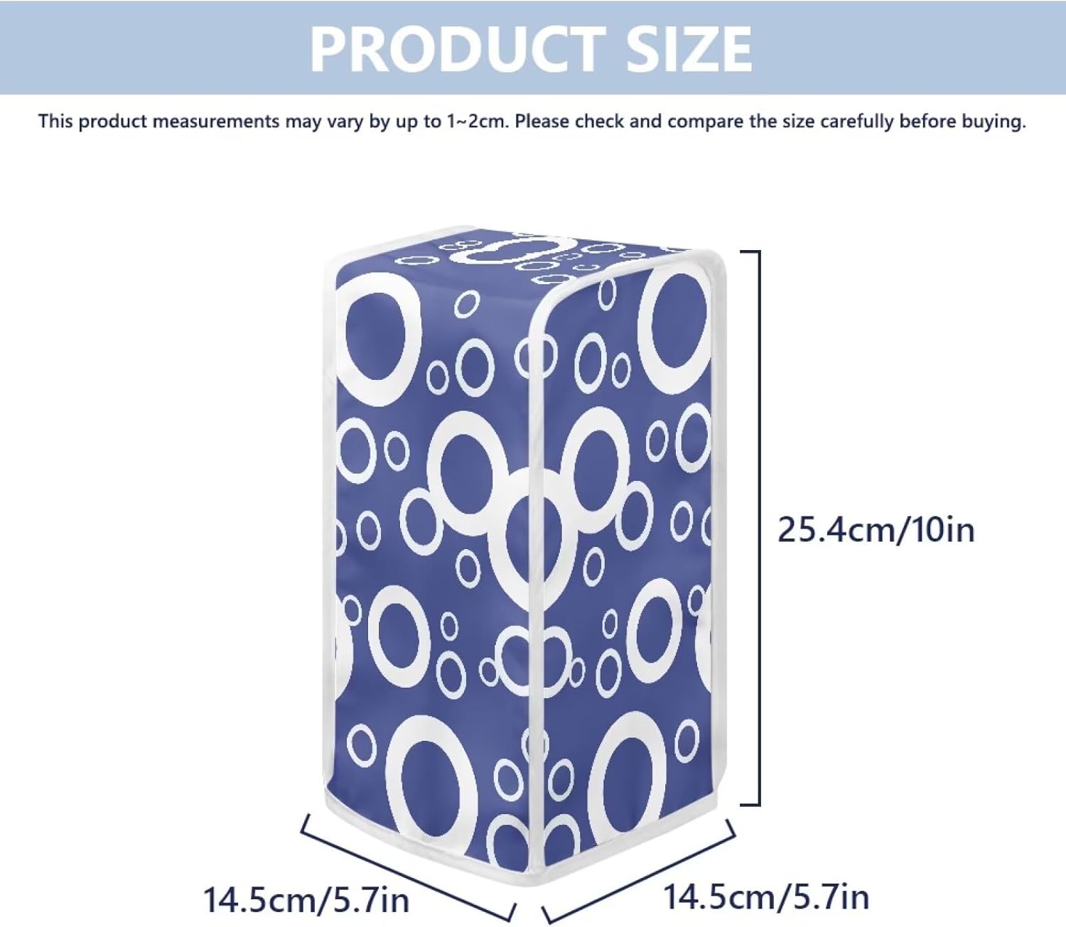 Suhoaziia Circle Pattern Electric Can Opener Dust Cover