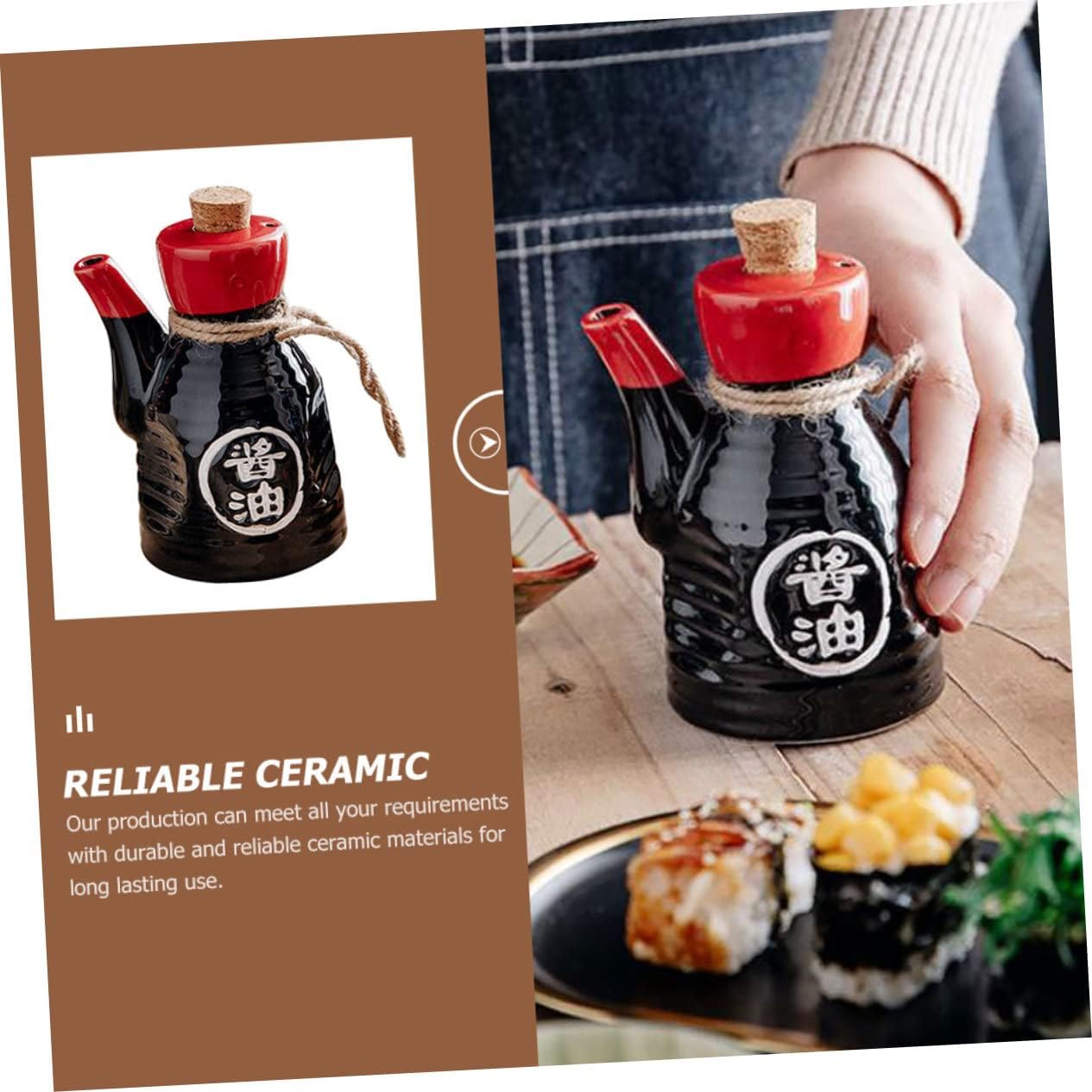 200ml Japanese-Style Ceramic Condiment Dispenser