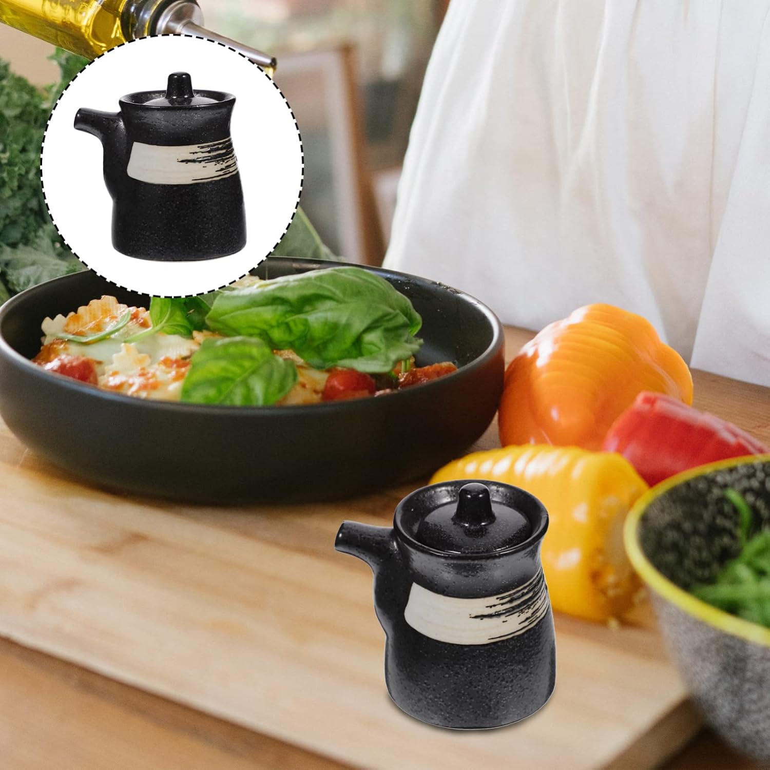 Luxshinyer Oil and Seasoning Dispenser