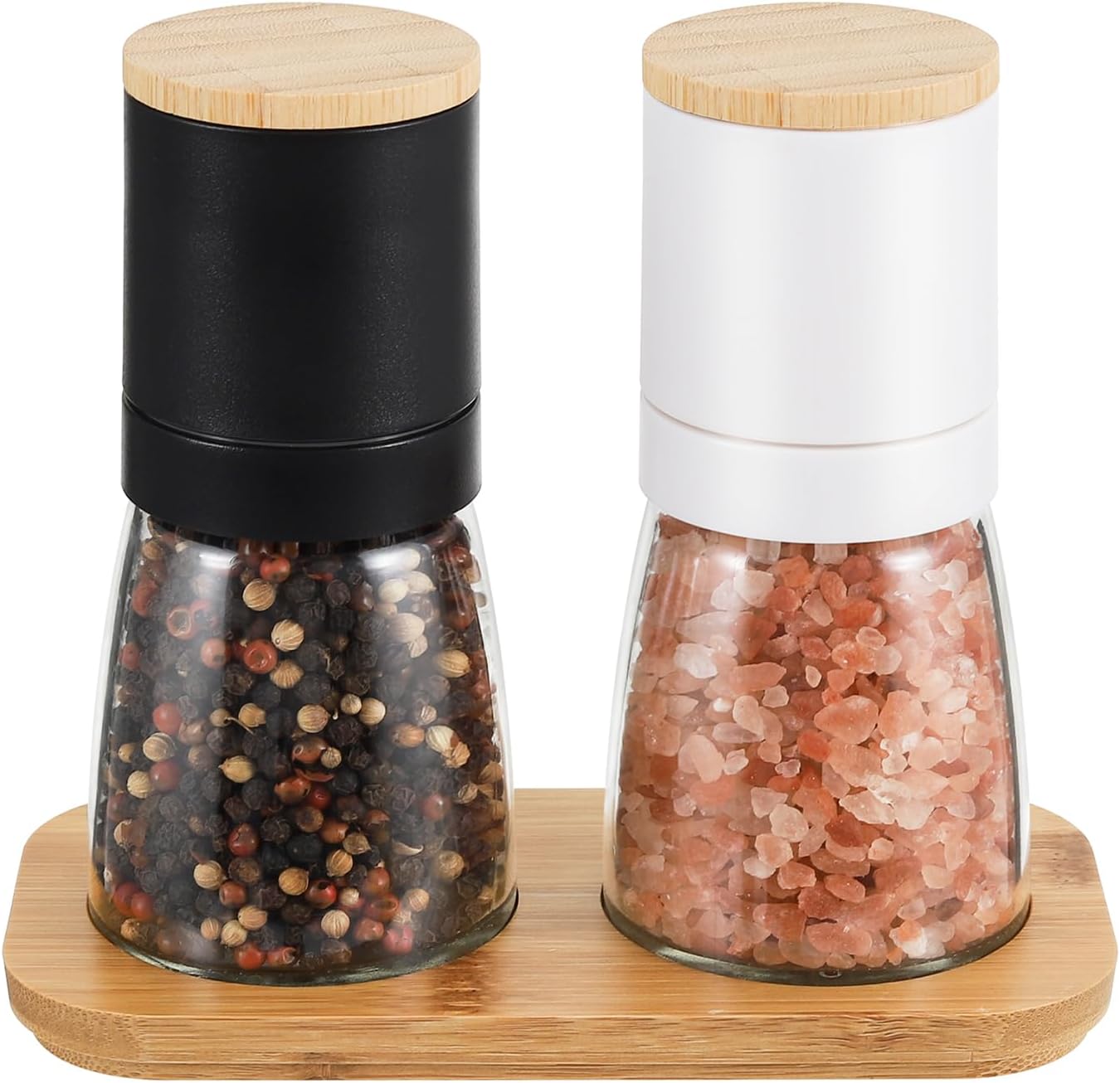 VUCCHINI STEMLESS Salt Pepper Grinder Set