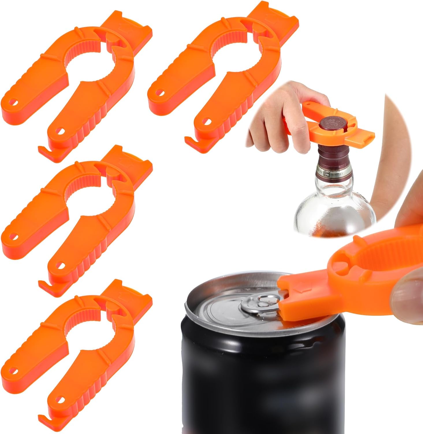 4-Piece Water Bottle Cap Opener Set