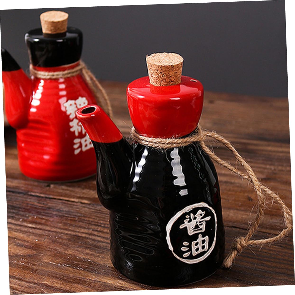 Beautiful Japanese Soy Sauce Ceramic Dispenser for Clean Kitchens