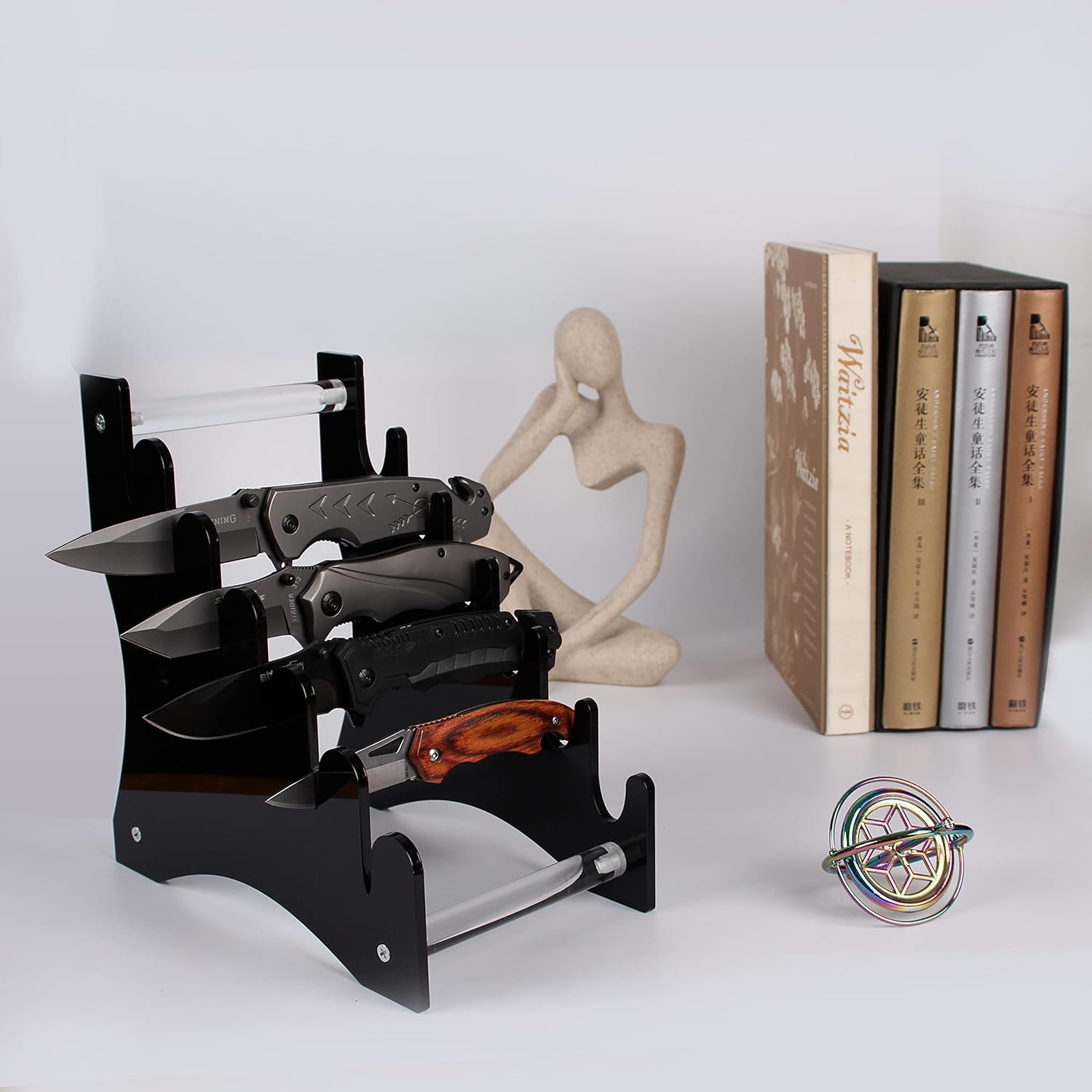 HHUXIUE Acrylic Knife Display Case