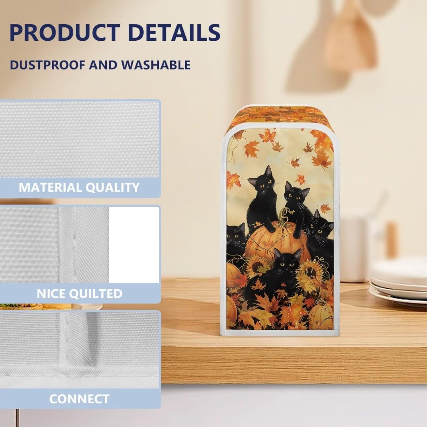 Keep Your Can Opener Clean with Mintulipy Black Cats Dust Cover