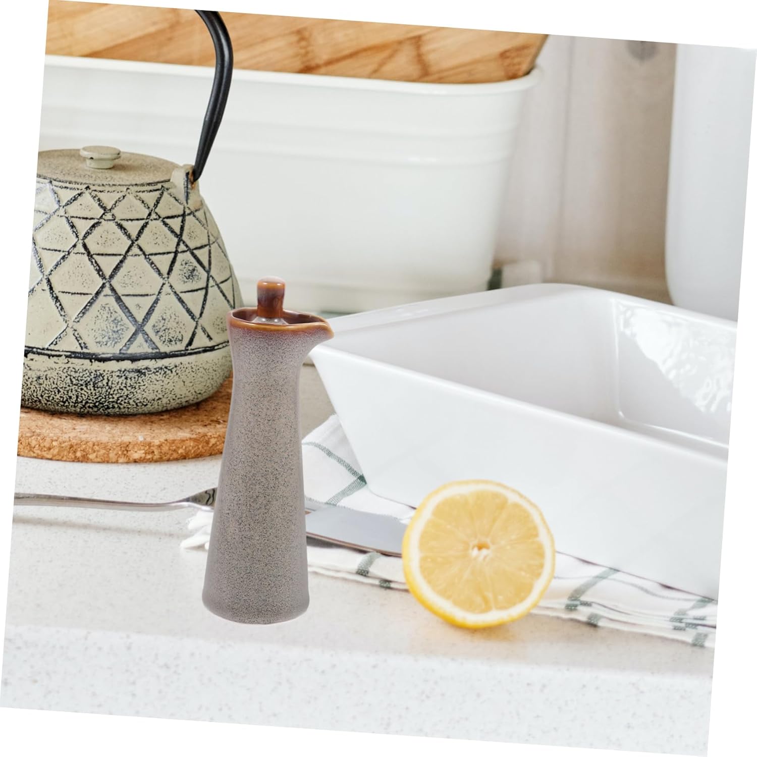 Multi-functional Ceramic Oil Sprayer Dispenser Kitchen Tool Japanese-Style