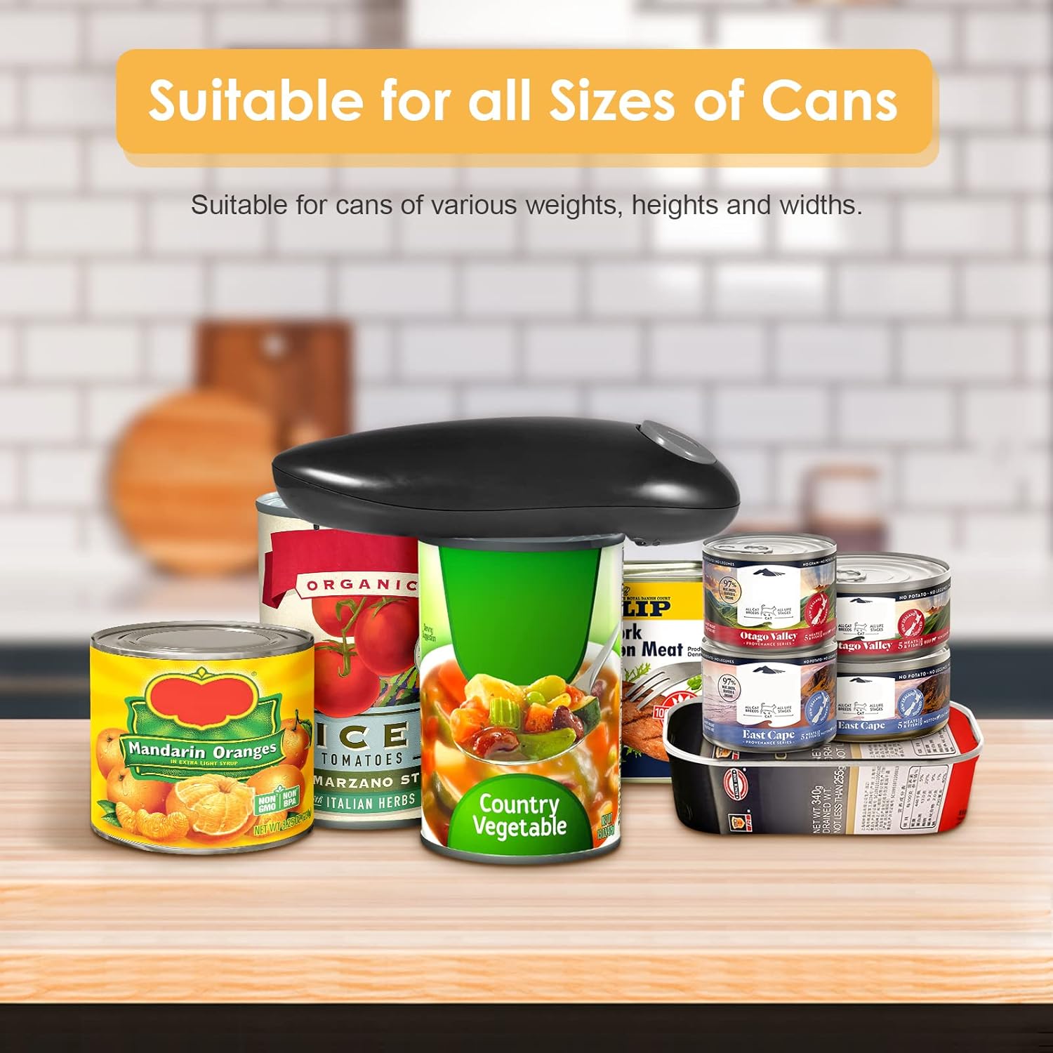 Safe Electric Can Opener for Seniors