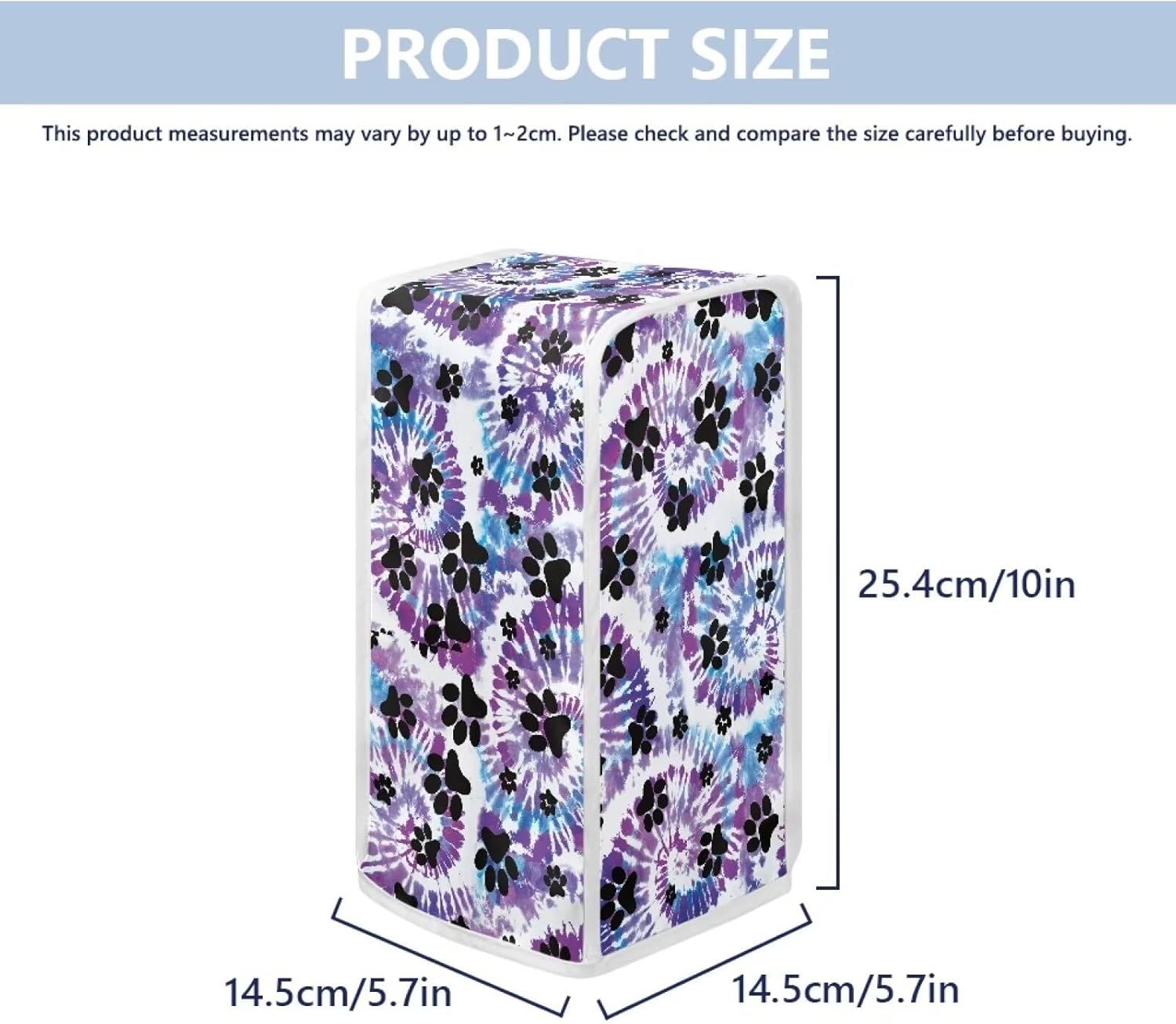Tie Dye Paw Electric Can Opener Cover