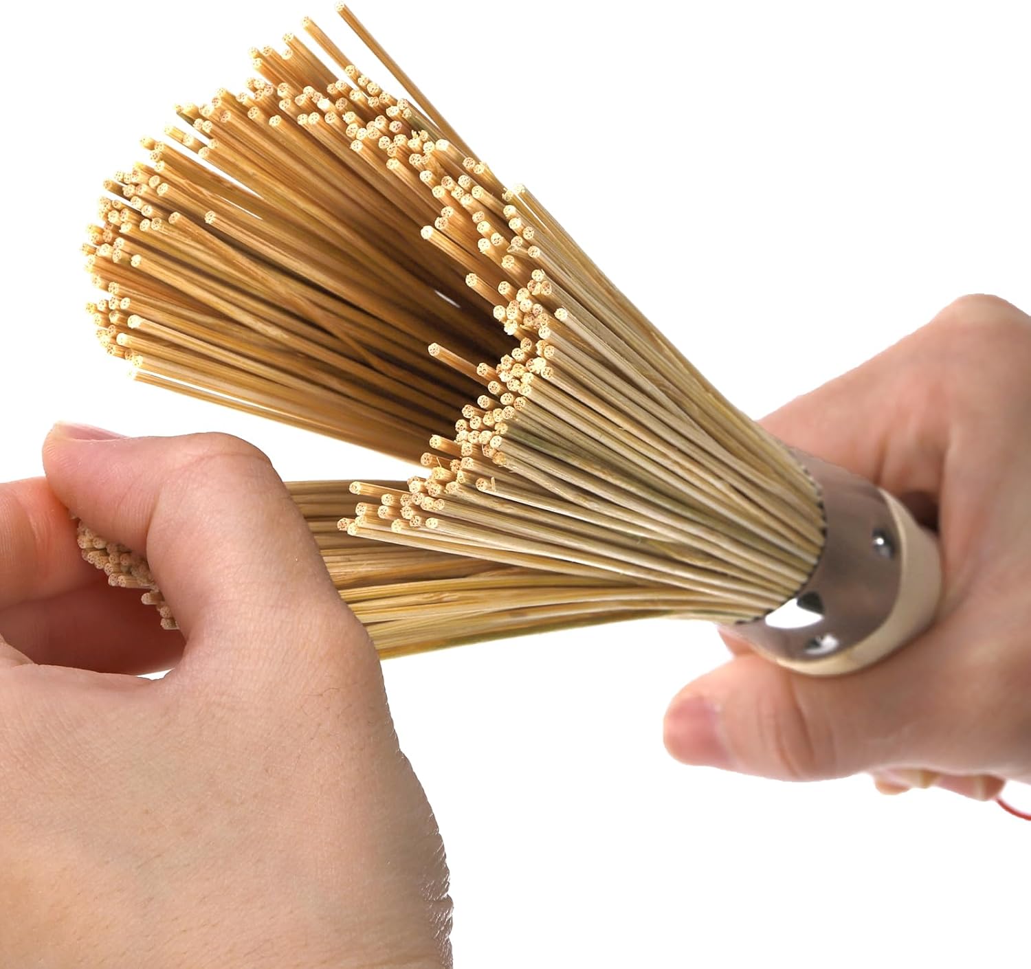 Elsjoy 8 Pack Bamboo Wok Brush