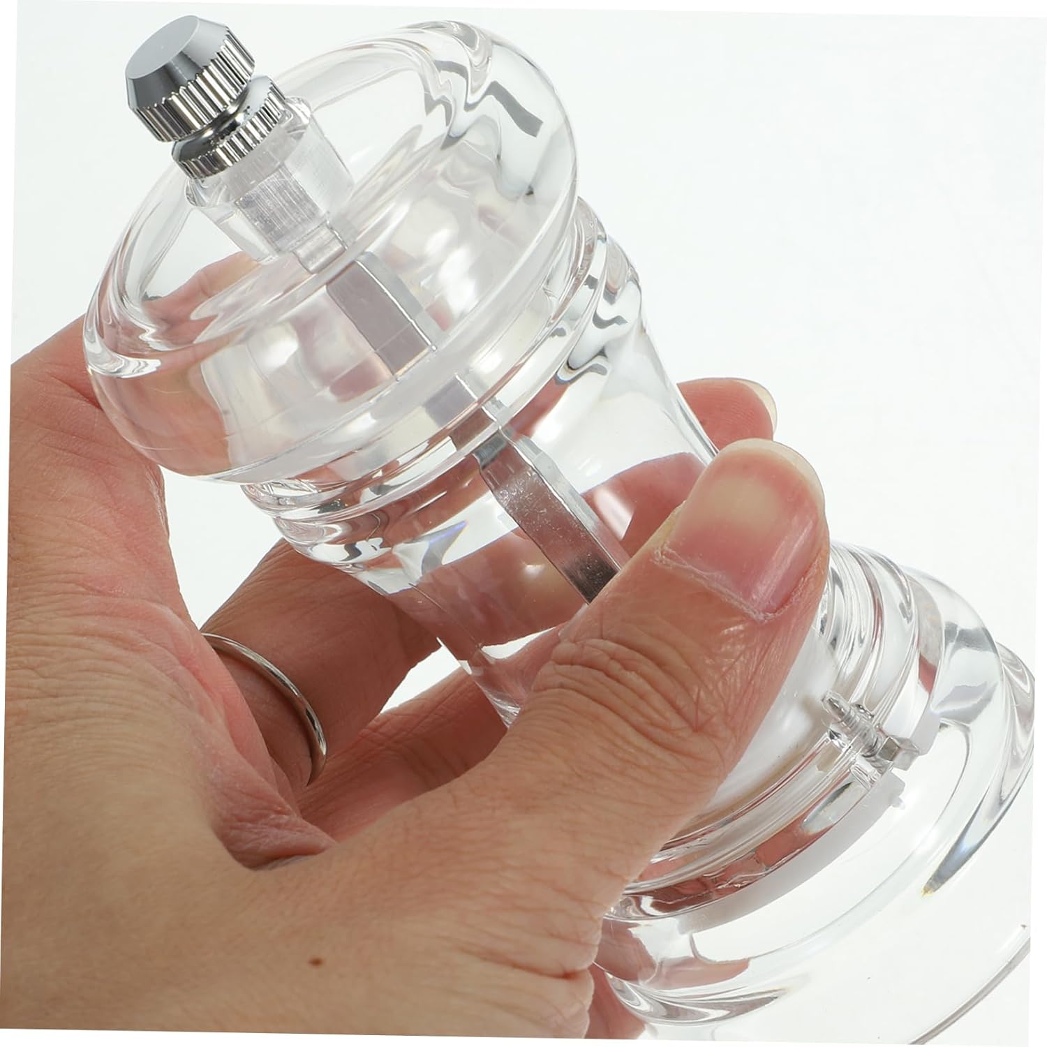 Acrylic Condiment Bottle Pepper Mill Shaker Salt Pepper Mill Set