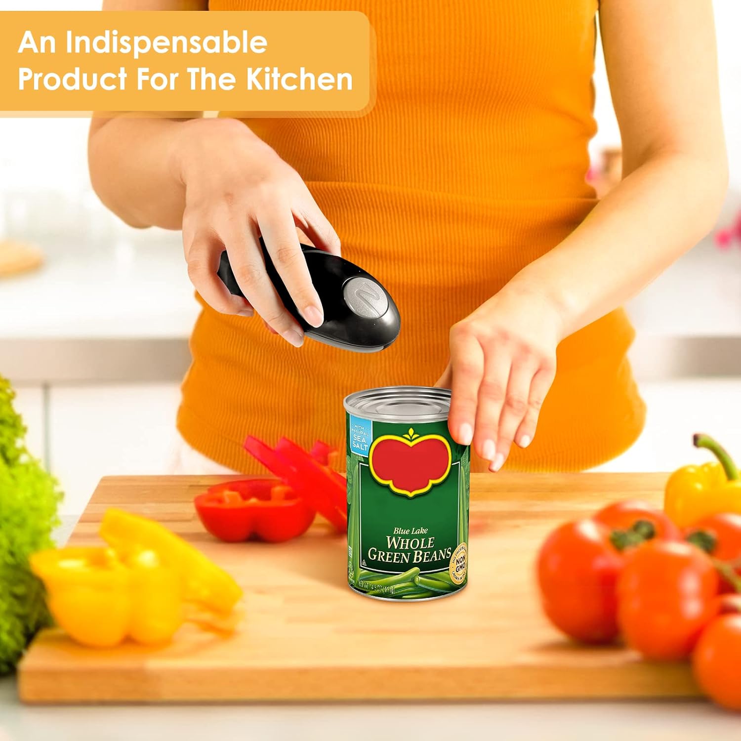 Safe Electric Can Opener for Seniors