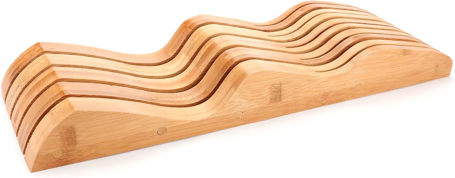Premium Bamboo Knife Holder