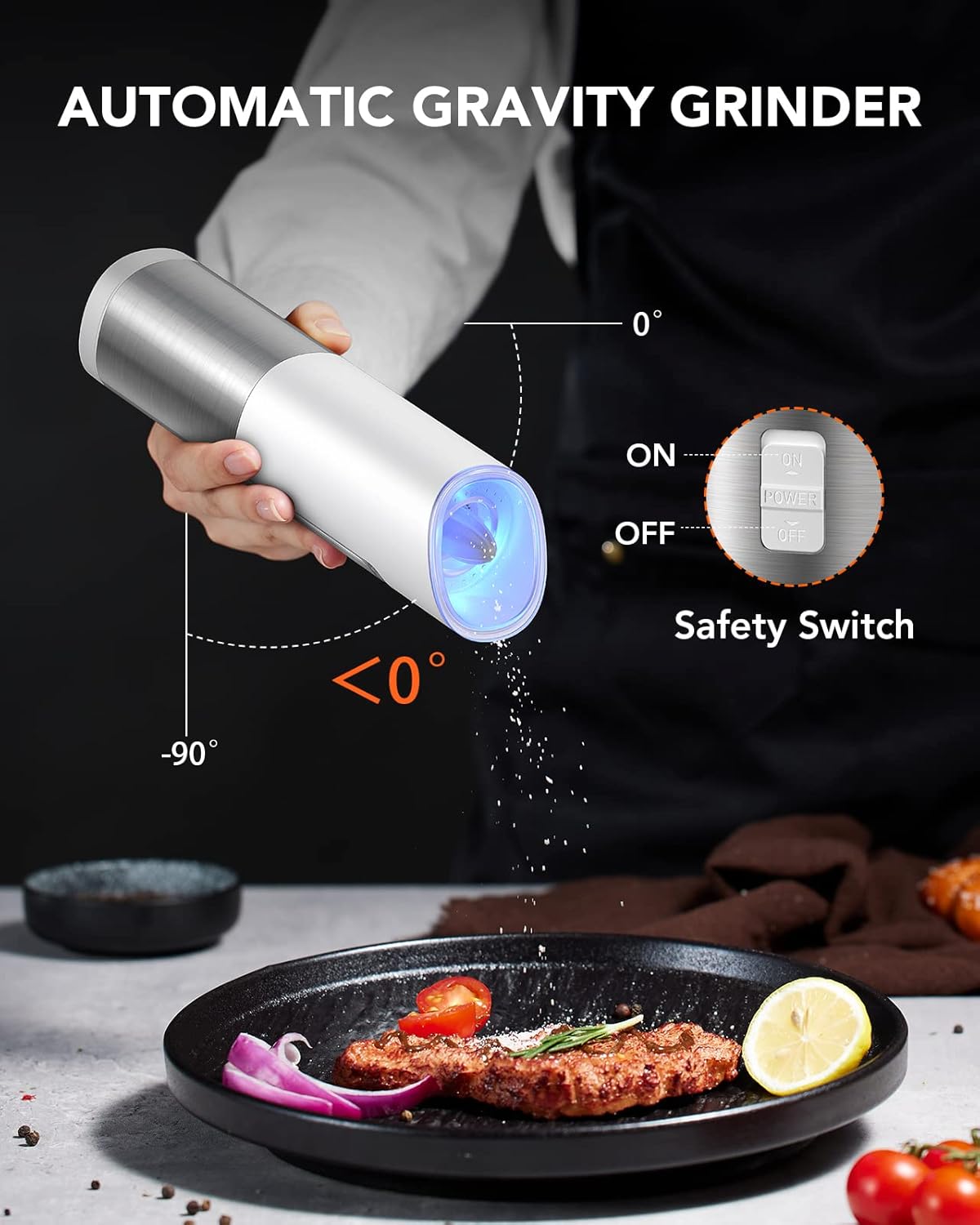 FORLIM Gravity Electric Salt Pepper grinder