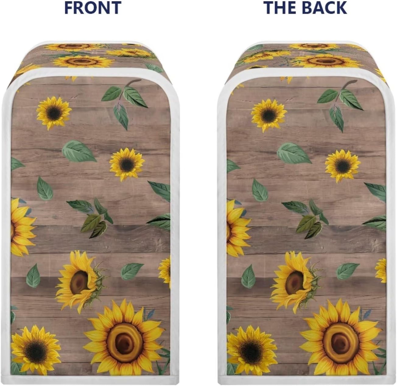 Wooden Sunflower Can Opener Cover for Home Kitchen