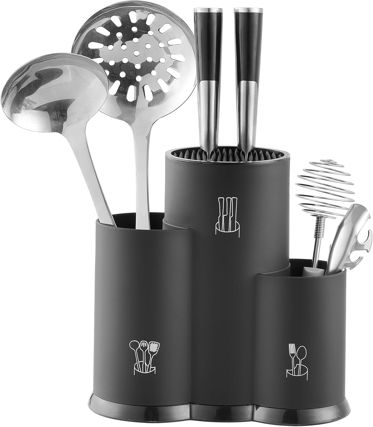 JJOO 3-in-1 Knife Holder Kitchen Organization