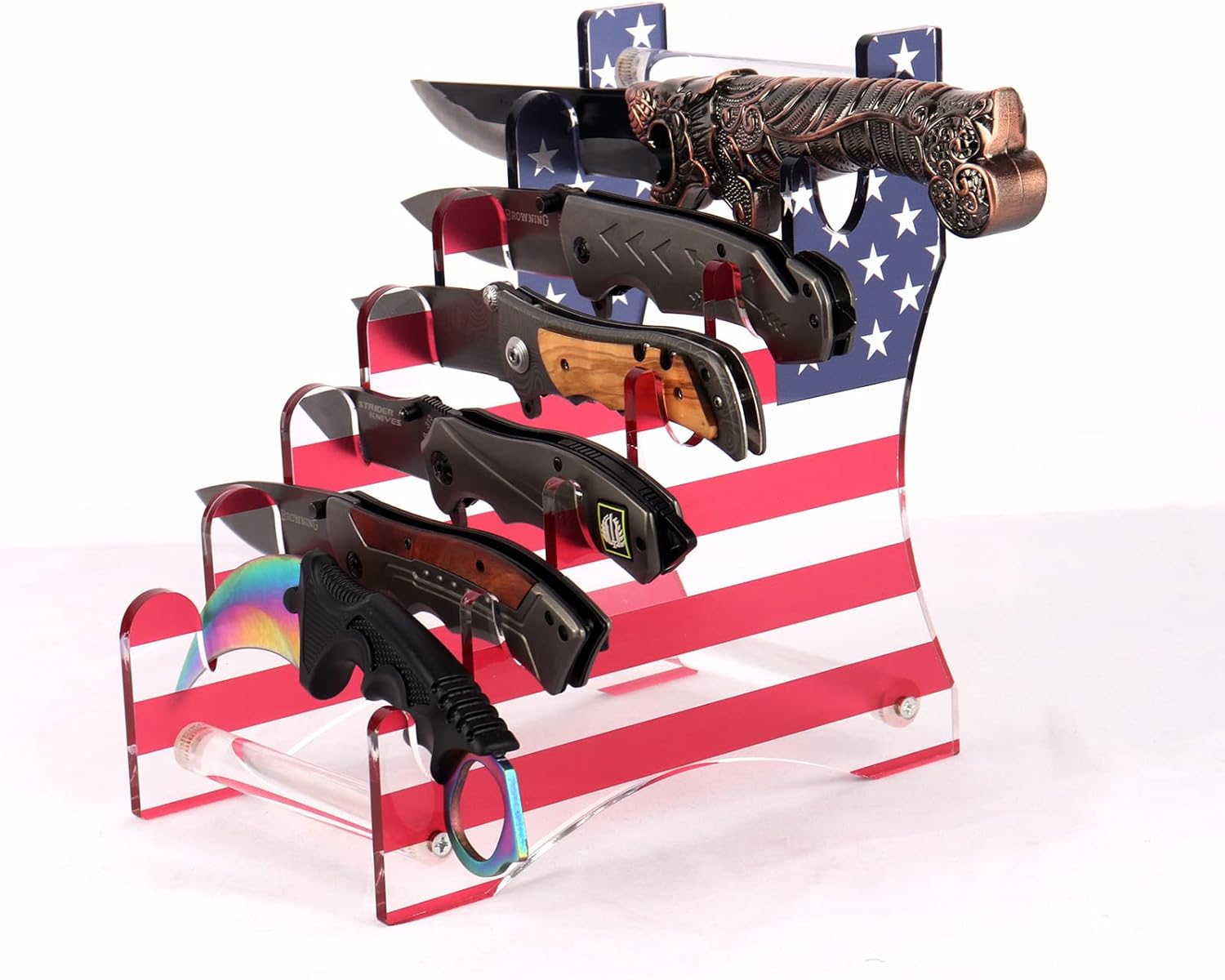6-Knife Acrylic Display Stand