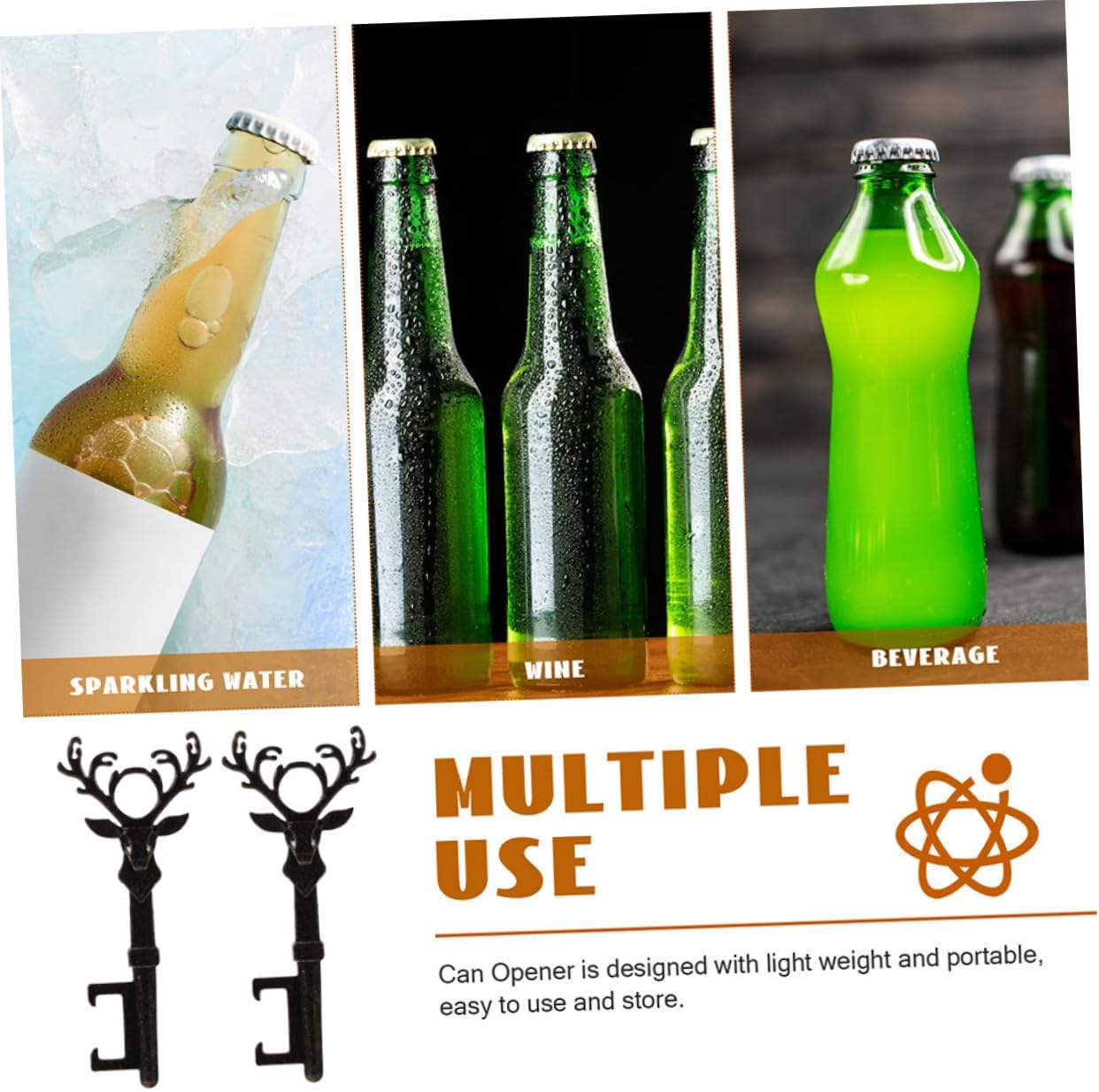 Reliable Durable Compact Portable Bottle Opener Set