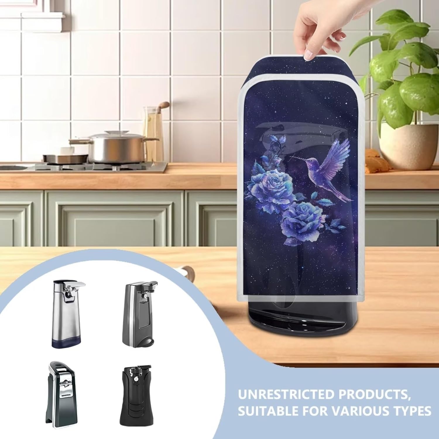 Annejudy Hummingbird dust cover for electric can opener