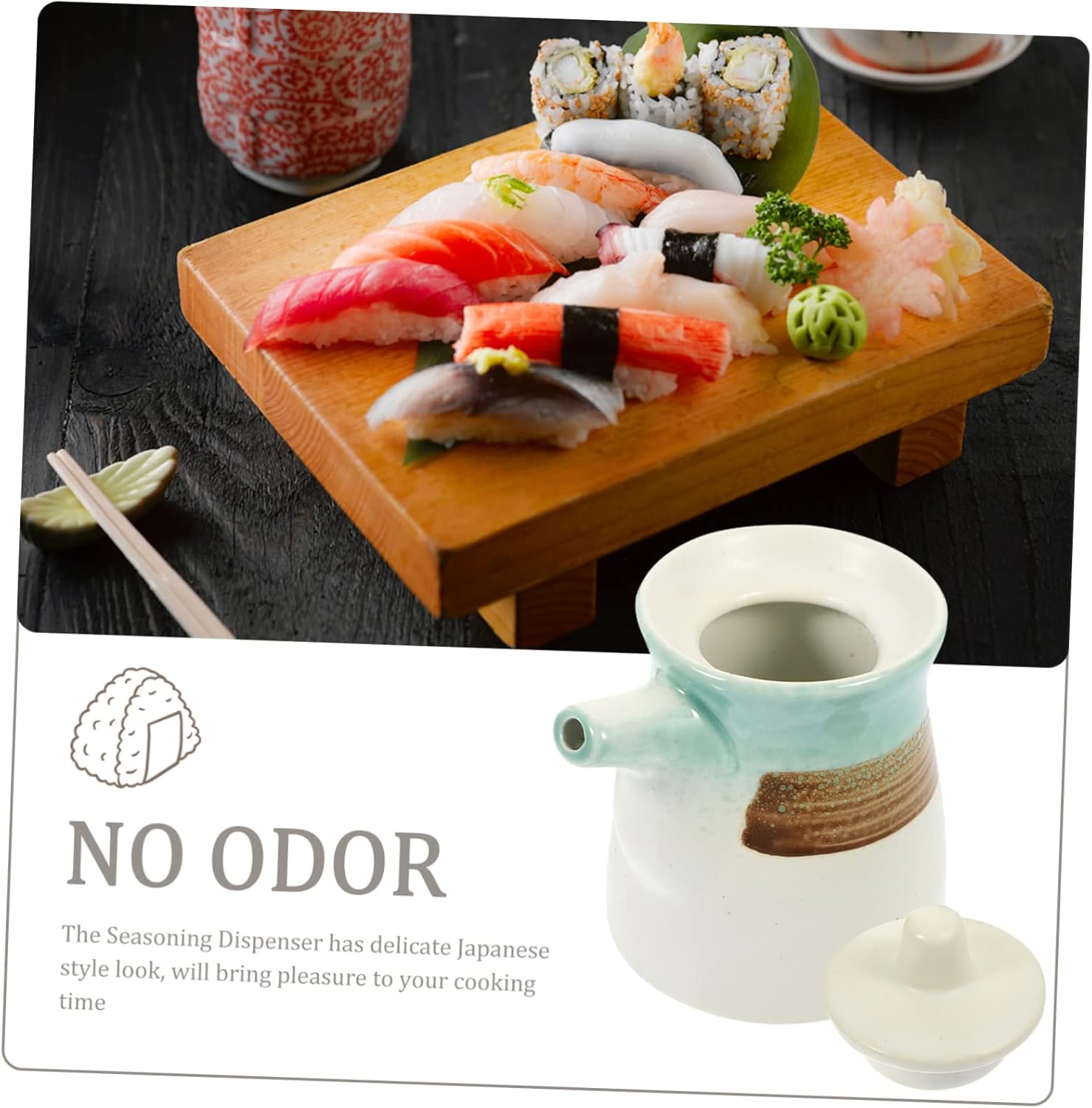 Mikinona Japanese Soy Sauce Dispenser Handcrafted in Japan Durable and Aesthetic